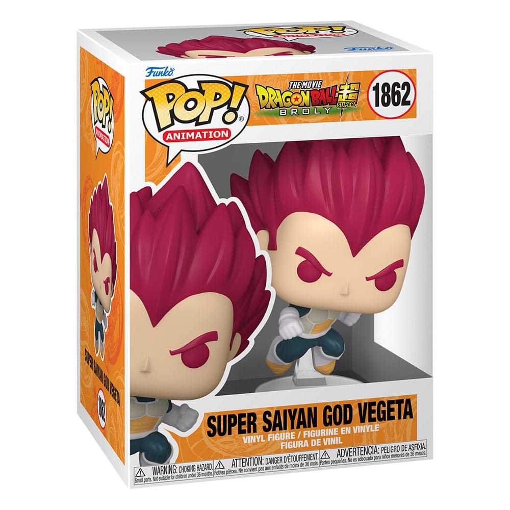 Dragon Ball Super: Broly POP! Animation Vinyl Figure SSG Vegeta 9 cm