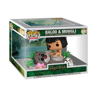 The Jungle Book POP Moments Vinyl Figures Baloo & Mowgli 11 cm