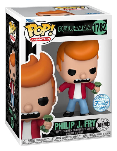 Futurama POP! Animation Vinyl Figure Philip J. Fry (Take My Money Meme) Exclusive Edition 9 cm