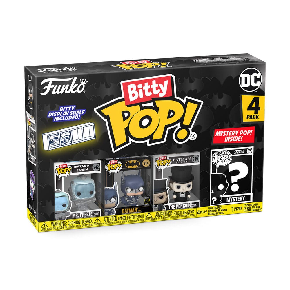 Batman 85th Anniversary Bitty POP! Vinyl Figure 4-Pack Freeze 2,5 cm