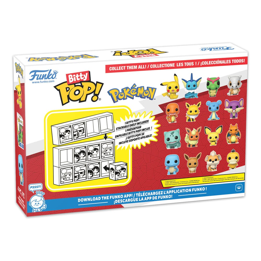 Pokémon Bitty POP! Vinyl Figure 4-Pack Series 3 2 cm
