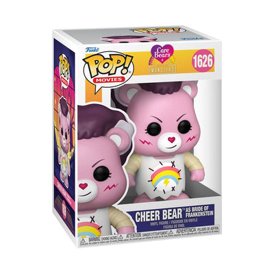 Care Bears x Universal Monsters POP! Vinyl Figure Cheer Bear Bride of Frankenstein 9 cm