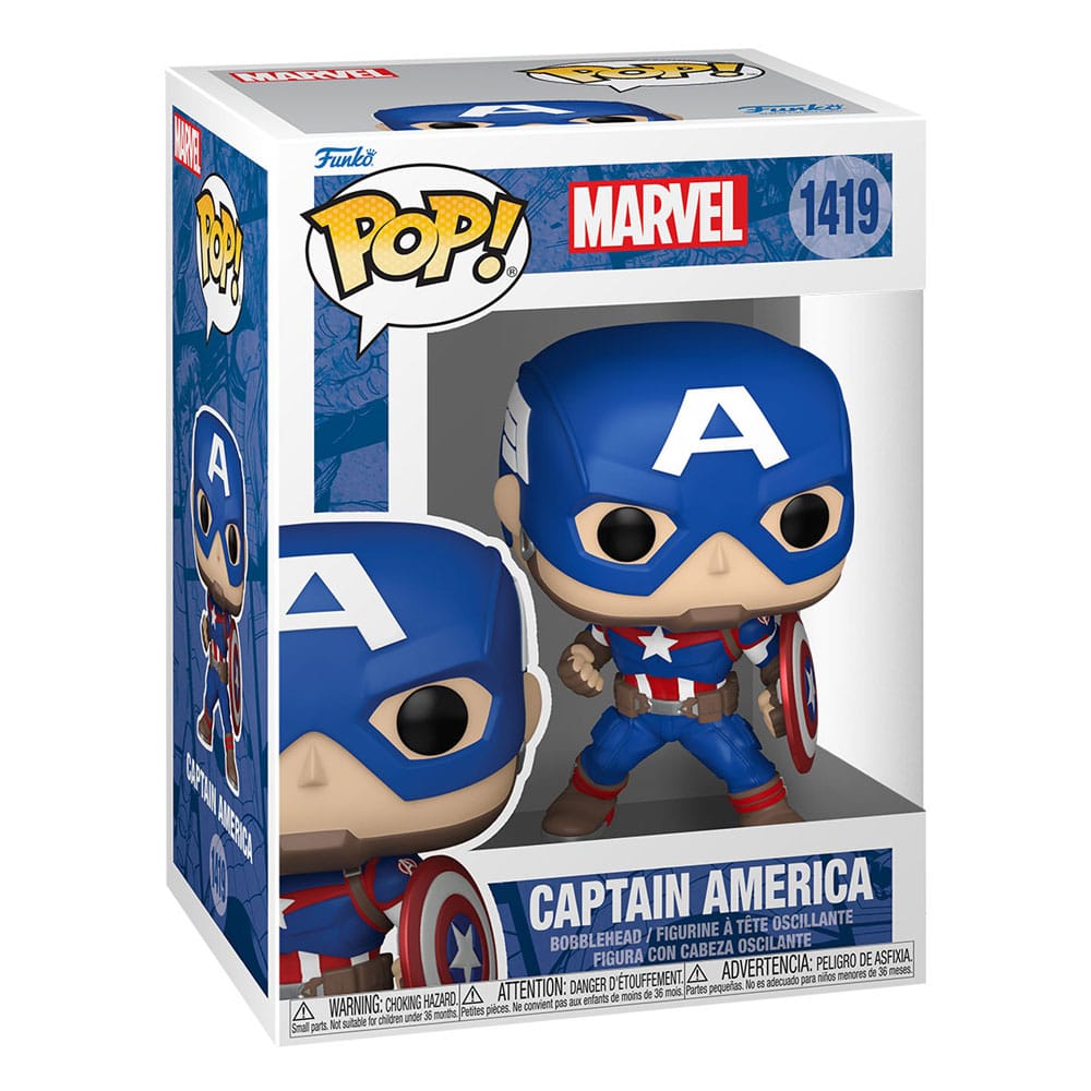 Marvel New Classics POP! Vinyl Figure Captain America 9 cm