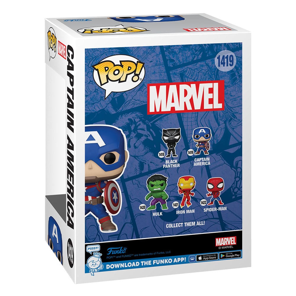 Marvel New Classics POP! Vinyl Figure Captain America 9 cm