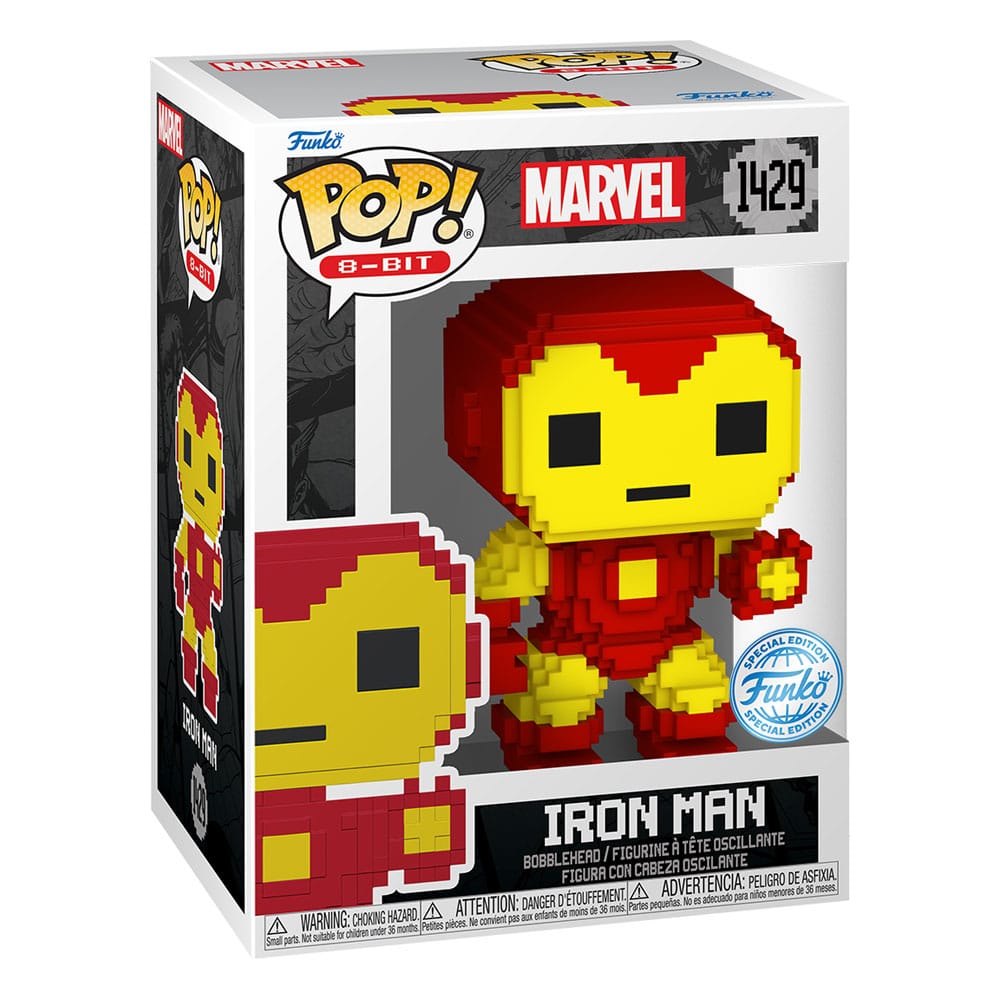 Marvel POP! 8-Bit Vinyl Figure Iron Man 9 cm