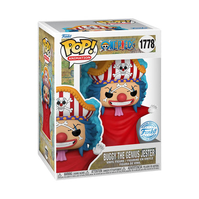 One Piece POP! Animation Vinyl Figure Buggy the Genius Jester Exclusive 9 cm