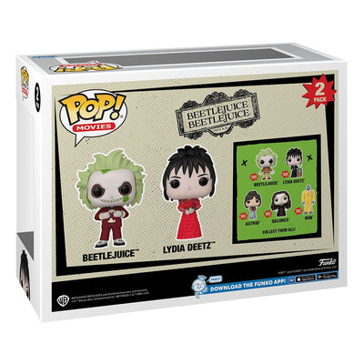 Beetlejuice 2 POP! Animation Vinyl Figures 2-Pack Beetlejuice & Lydia Deetz 9 cm