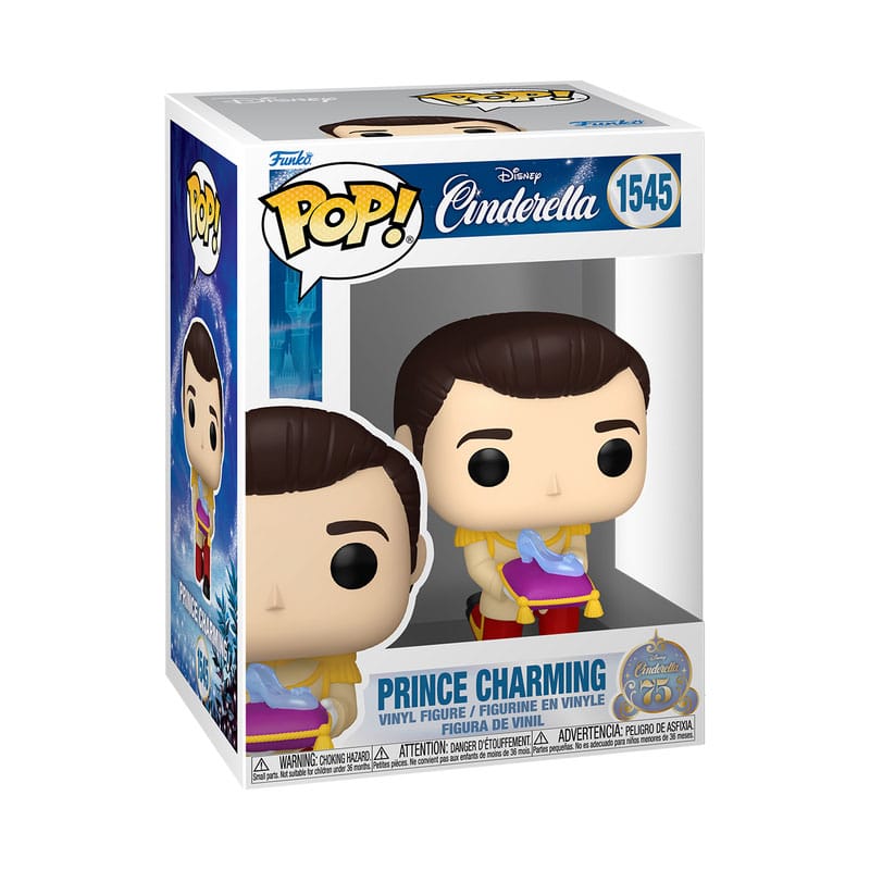 Cinderella 75th Anniversary POP! Disney Vinyl Figure Prince C 9 cm