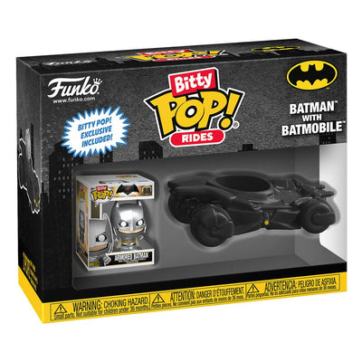 DC Comics Bitty POP! Rides Vinyl Figure Batman w/Batmobile 2.5 cm