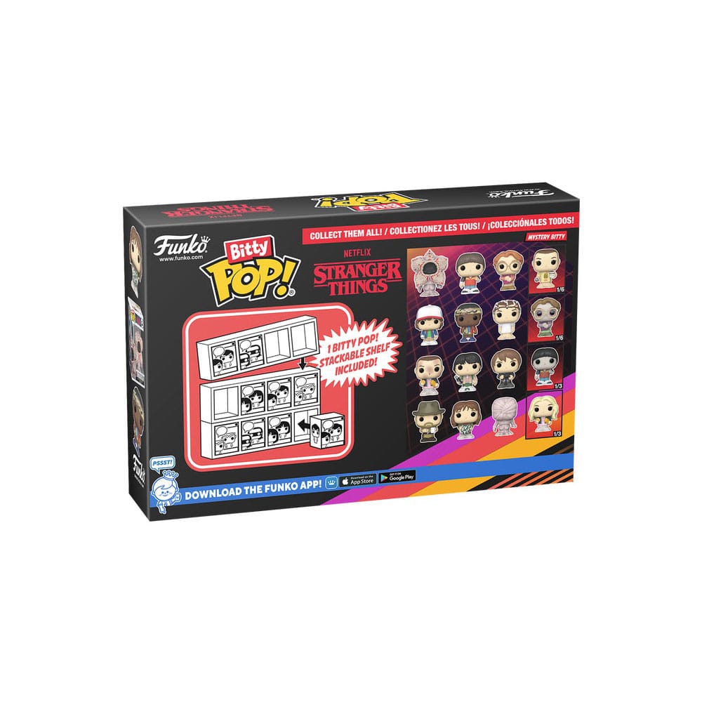 Stranger Things Bitty POP! Vinyl Figure 4-Pack Hopper 2,5 cm