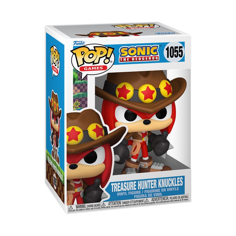 Sonic the Hedgehog POP! Games Vinyl Figure Treasure Hunter Knuckles 9 cm