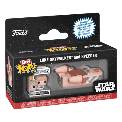 Star Wars Bitty POP! Rides Vinyl Figure Luke Skywalker and Speeder