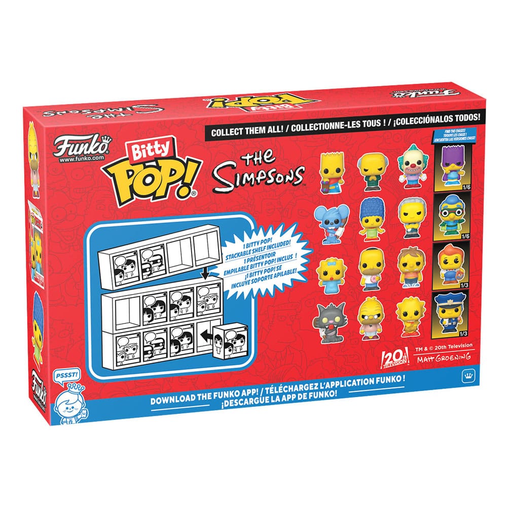 The Simpsons Bitty POP! Vinyl Figure 4-Pack Series 1 2 cm
