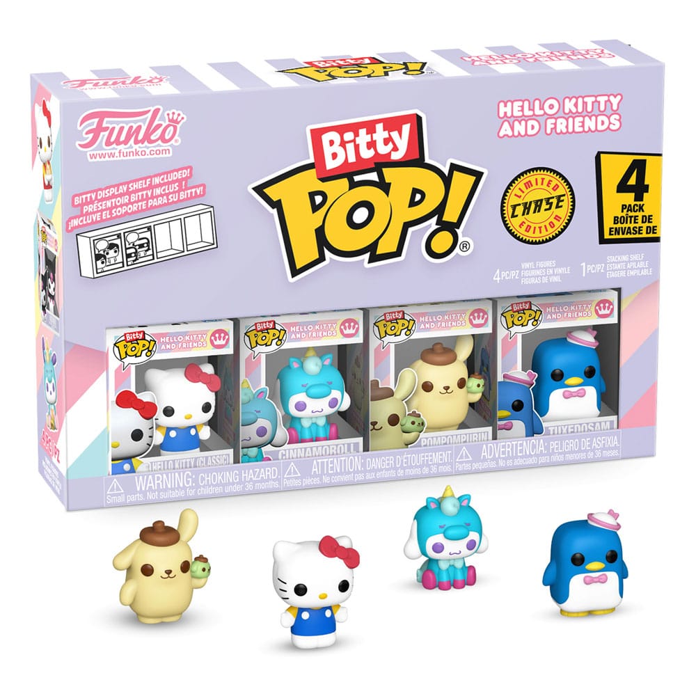 Hello Kitty and Friends Bitty POP! Vinyl Figure 4-Pack Series 1 2 cm
