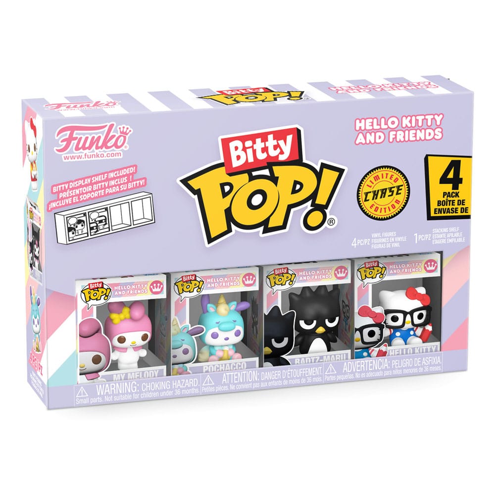 Hello Kitty and Friends Bitty POP! Vinyl Figure 4-Pack Series 4 2 cm