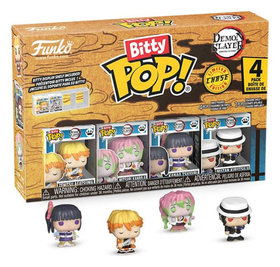 Demon Slayer: Kimetsu no Yaiba Bitty POP! Vinyl Figure 4-Pack Zenitsu 2,5 cm