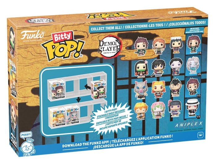 Demon Slayer: Kimetsu no Yaiba Bitty POP! Vinyl Figure 4-Pack Zenitsu 2,5 cm