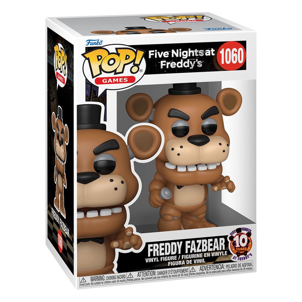 Five Nights at Freddy's POP! Vinyl Figure 10th Anniversary - Freddy 9 cm