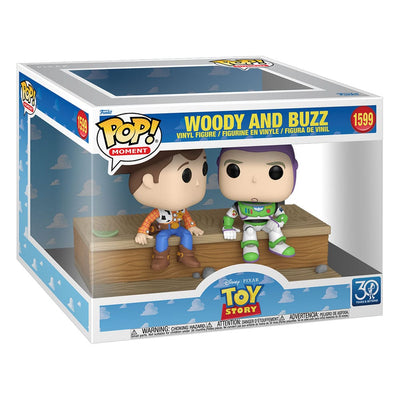 Toy Story POP Moment Vinyl Figures Woody and Buzz (30th Anniversary) 9 cm