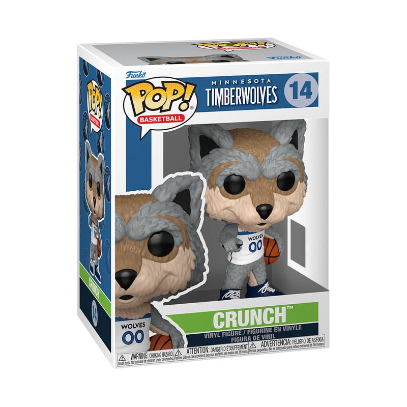 NBA Legends POP! Sports Vinyl Figure Mascots Wolves- Crunch The Wolf 9 cm