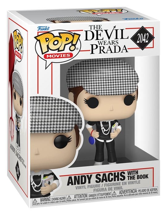 The Devil Wears Prada POP! Movies Vinyl Figure Andy Sachs? withThe Book 9 cm