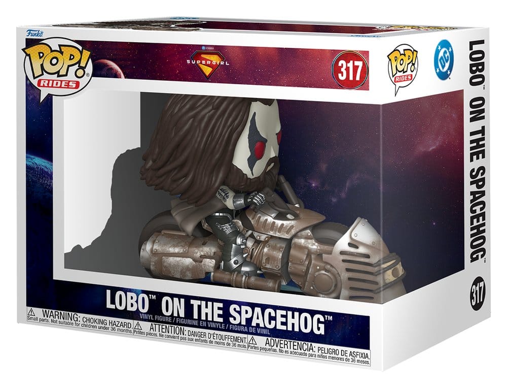 Supergirl (2026) POP! Rides Vinyl Figure Lobo on the Spacehog 15 cm