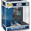 Star Wars: The Mandalorian and Grogu POP! Rides Deluxe Vinyl Bobblehead Figure The Mandalorian with Grogu in Imperial Remnant AT-RT 9 cm