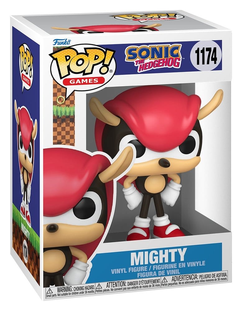 Sonic - The Hedgehog POP! Movies Vinyl Figures Mighty the Armadillo 9 cm