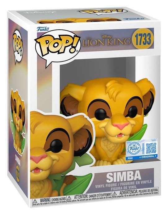 Lion King POP! Disney Vinyl Figure Simba 9 cm