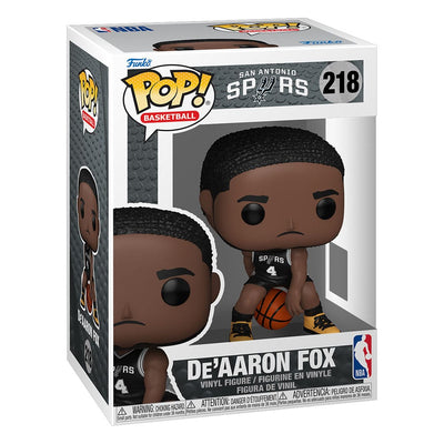 NBA POP! Basketball Vinyl Figure San Antonio Spurs: De'Aaron Fox (2025 Icon Edition Uniform) 9 cm