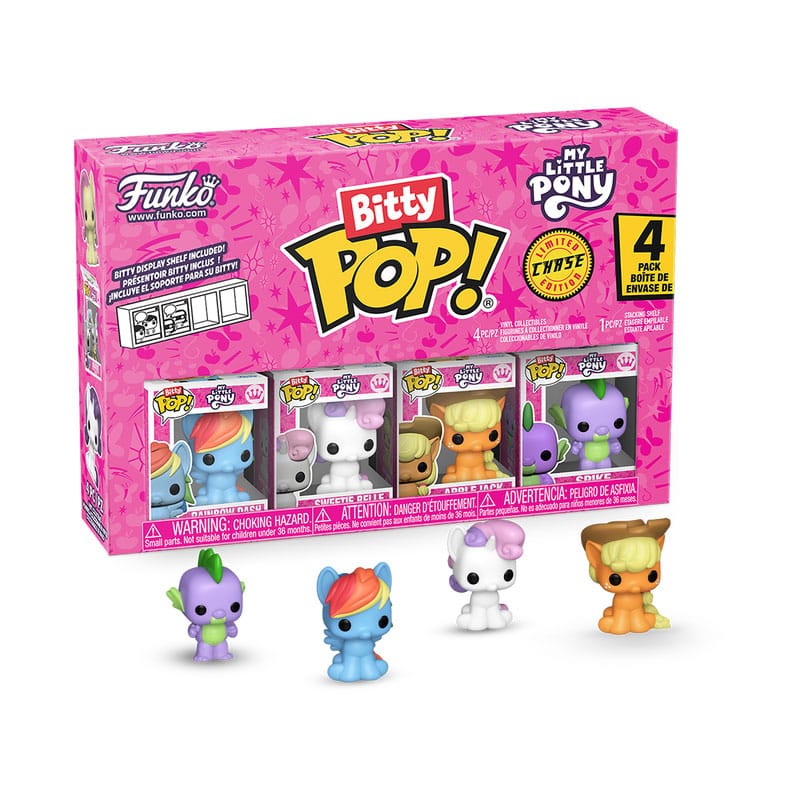My Little Pony Bitty POP! Vinyl Figure 4-Pack Rainbow Dash 2,5 cm
