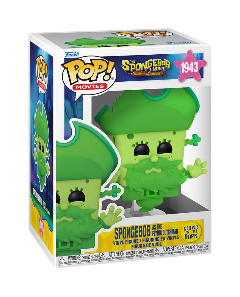 SpongeBob SquarePants POP! Vinyl Figure SpongeBob as the Flying Dutchman (Glow) 9 cm