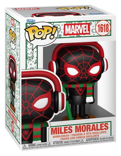 Marvel POP! Vinyl Figure : Holiday S6- Miles(NTKR) 9 cm