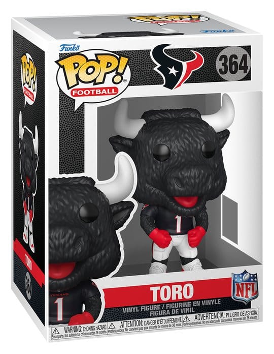 NFL POP! Vinyl Figure Mascots: Texans- Toro 9 cm