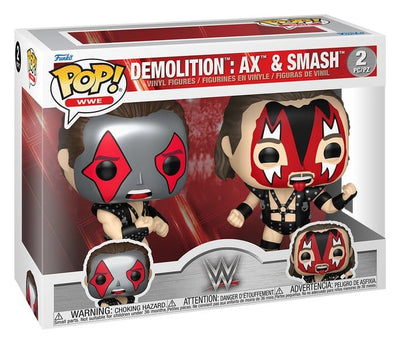 WWE POP! Vinyl Figures 2-Pack Ax & Smash 9 cm
