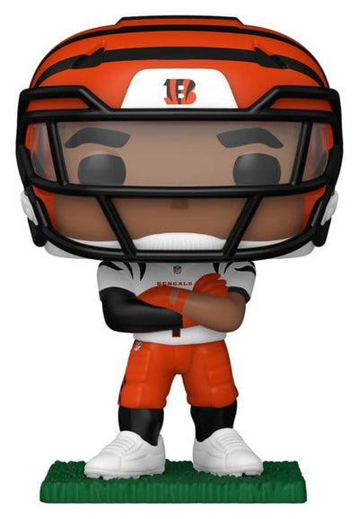 NFL POP! Vinyl Figure : Bengals- Ja'Marr Chase (clear visor) 9 cm