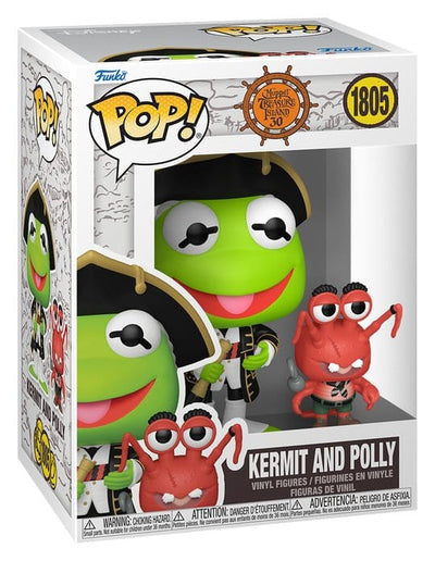 Muppet Treasure Island POP! Pop! & Buddy Vinyl Kermit & Polly 9 cm