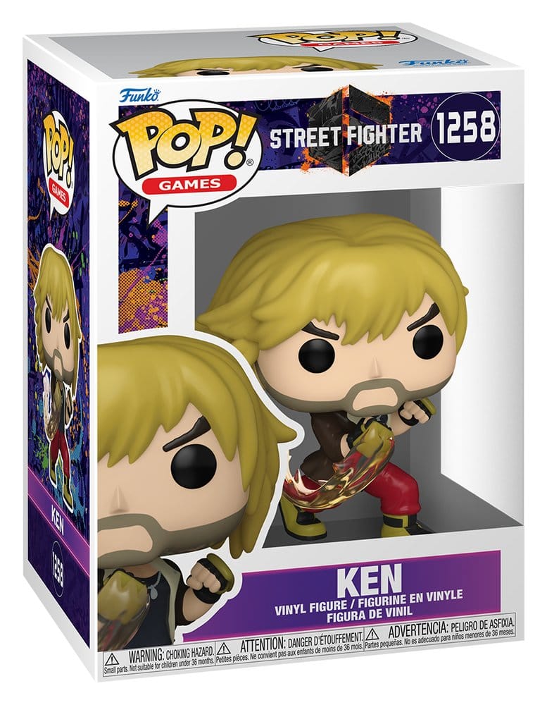 Street Fighter 6 POP! Games Vinyl Figure Ken 9 cm
