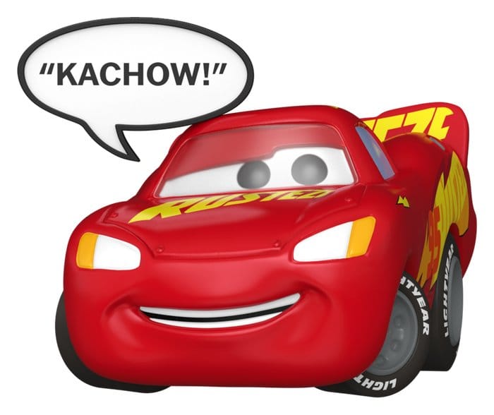Cars POP! Sayings Vinyl Figure Lighting McQueen (Kachow) 6 cm