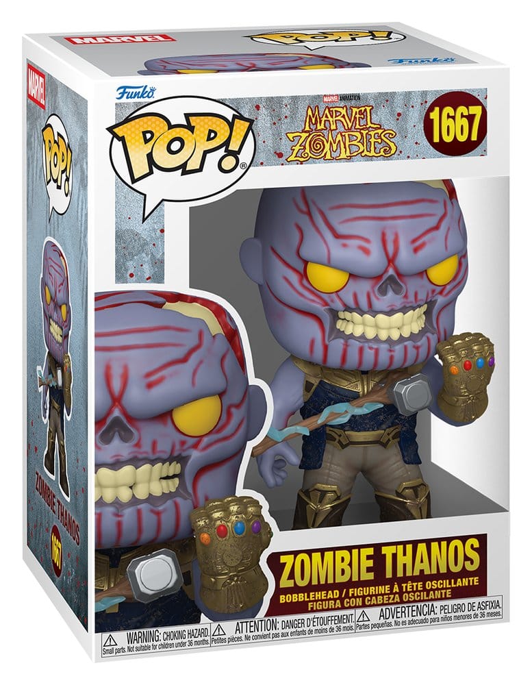 Marvel POP! Comics Vinyl Figure Zombie Thanos 9 cm
