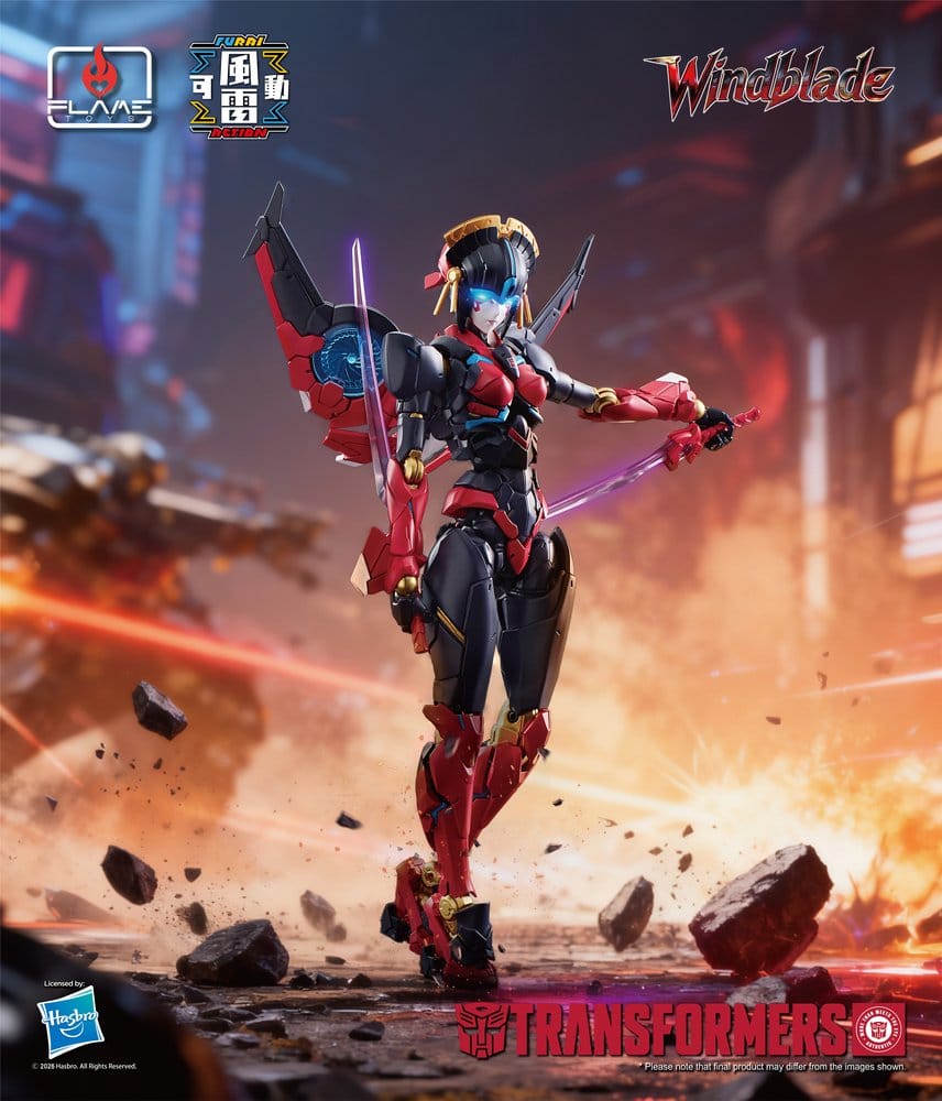 Transformers Furai Action Action Figure Windblade 16 cm