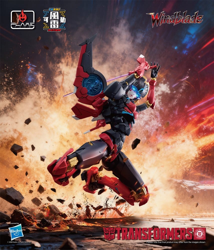 Transformers Furai Action Action Figure Windblade 16 cm