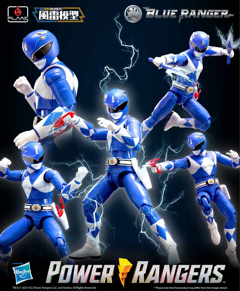 Power Rangers Furai Model Plastic Model Kit Blue Ranger 13 cm