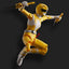 Power Rangers Furai Model Plastic Model Kit Yellow Ranger 13 cm