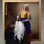 The Table Museum Figma Action Figure The Milkmaid by Vermeer 14 cm