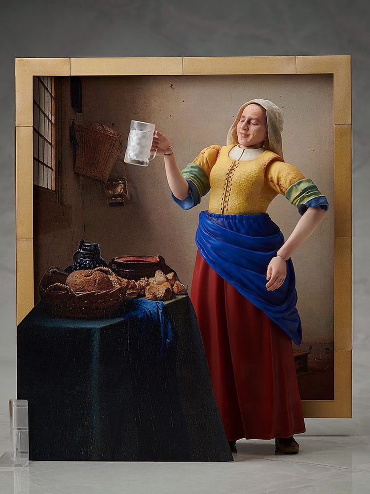 The Table Museum Figma Action Figure The Milkmaid by Vermeer 14 cm