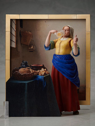 The Table Museum Figma Action Figure The Milkmaid by Vermeer 14 cm