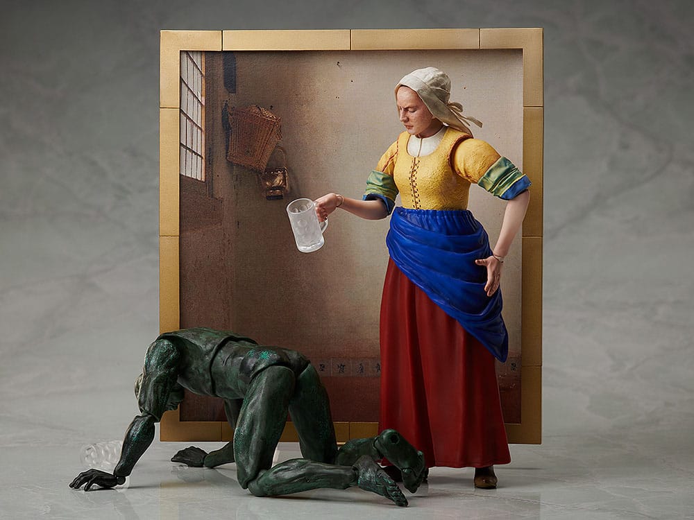 The Table Museum Figma Action Figure The Milkmaid by Vermeer 14 cm