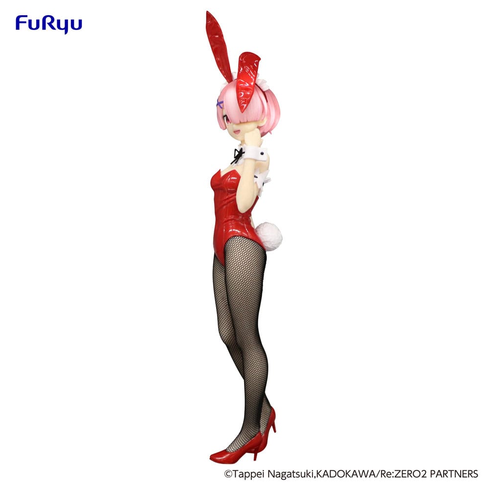 Re:Zero BiCute Bunnies PVC Statue Ram Red Color Ver. 29 cm