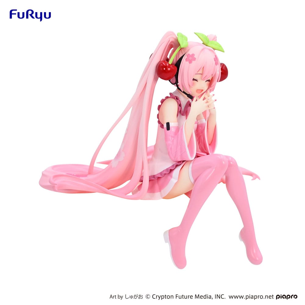 Hatsune Miku Noodle Stopper PVC Statue Sakura Miku 2023 Smile Ver. 12 cm - Damaged packaging